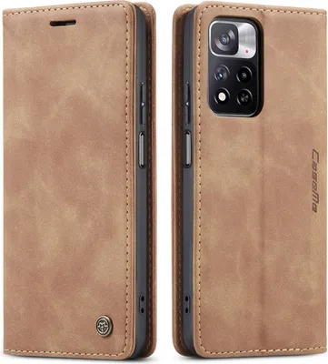 Obrázek produktu pro Redmi Note 11 Pro Pouzdro, RetroPolyuretanKožené Pouzdro s Funkcí Stojánku pro Xiaomi Redmi Note 11 Pro/Note 11 Pro+ Hnědý