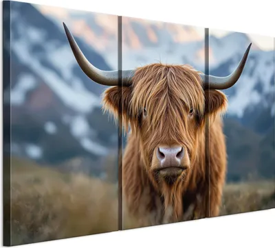 Zdjęcie produktu dla LUMASOUL Obraz na płótnie z motywami zwierzęcymi, wydruki ze zwierzętami, 90x60 cm