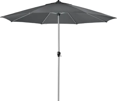 Produktbild von Doppler Active Kurbel 380 Sonnenschirm 5 Farben ø 380 cm Marktschirm Mittelmast 444438 840 Anthrazit