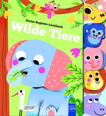Produktbild von Erstes Register-Lernbuch - Wilde Tiere