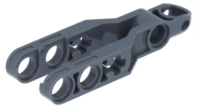 Productafbeelding van LEGO Donkergrijs Technic stuurarm 6 x 2 (57515) – nieuw