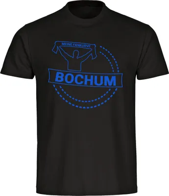 Produktbild von multifanshop Kinder T-Shirt - Bochum - Meine Fankurve, schwarz, Größe 164