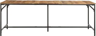 Produktbild von vidaXL Esstisch 220x90x75 cm Raues Massivholz Mango