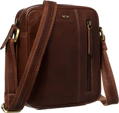 Obrázek produktu pro Peterson pánská crossbody taška z přírodní kůže hnědá