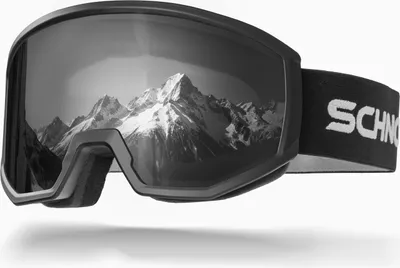 Immagine prodotto di Schnorr occhiali da sci Lynx Silver (S3/S4) | Specchio REVO completo, antiappannamento, UV400, cinturino 45 mm