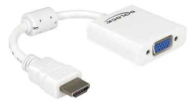 Obrázok produktu pre Delock adaptér HDMI-A samec > VGA samica biela
