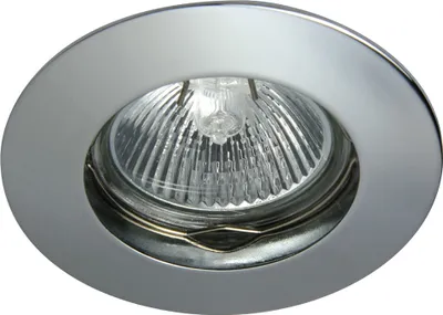 Produktbild von Einbaustrahler Einbauleuchte DITO DS02B Chrom rund max. 35W ohne Leuchtmittel