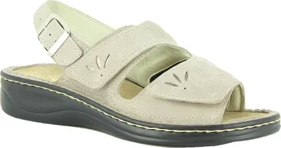 Produktbild von Sandaletten f. Damen Varomed Leder/Stretch Yvonne Kiesel (Größe 38)