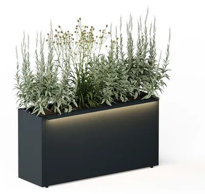 Zdjęcie produktu dla Herstera Garden Cube 30 M – prostokątny doniczka do roślin, wymiary: 100x30x50 cm