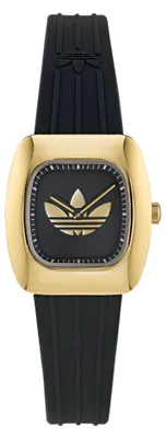 Produktbild von Adidas Damen Uhr RETRO WAVE ONE XS Silikon schwarz AOSY26004