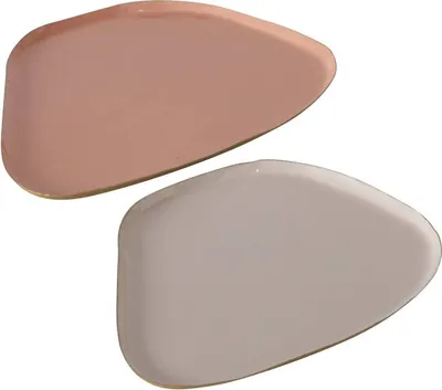Produktbild von Dekorative bunte Tabletts SOOFTY, 2er-Setv