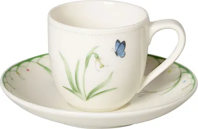 Produktbild von Villeroy & Boch Colourful Spring Espressotasse mit Untertasse 100 ml