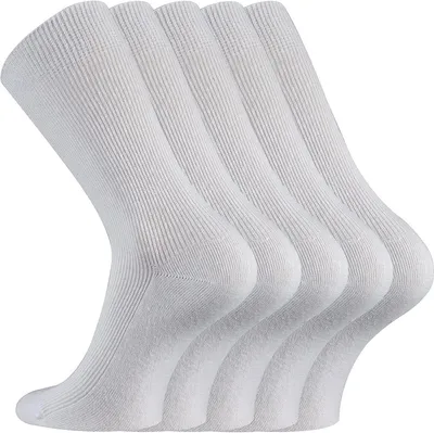 Produktbild von FussFreunde 10 Paar Arztsocken / Schwesternsocken, hygienisch, kochfest & handgekettelt, Größe 39-42