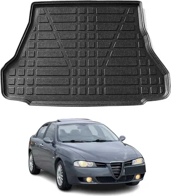 Produktbild von Kofferraumwanne Laderaumwanne für Alfa Romeo 156 1997-2005 Stufenheck Gummi TPE