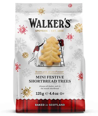 Produktbild von Walker's Mini Festive Shortbread Trees 125g