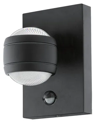 Immagine prodotto di EGLO Sesimba 1 applique da esterno con LED e sensore 2×3,7 W nero