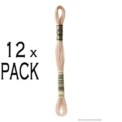 Produktbild von 12x DMC Stickgarn Mouline Special 117MC -950, 6-fädig, 8m, VPE