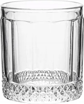 Productafbeelding van Whiskyglas, tumbler model, 330 ml, transparant, met kristalachtig facetontwerp, vaatwasmachinebestendig, 1 stuk