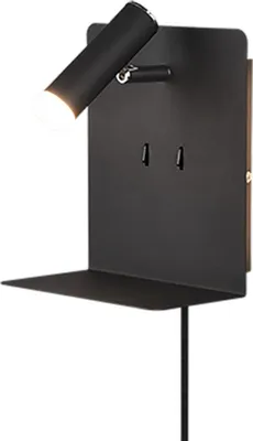 Immagine prodotto di ELEMENT lampada da parete nera Trio 222570232