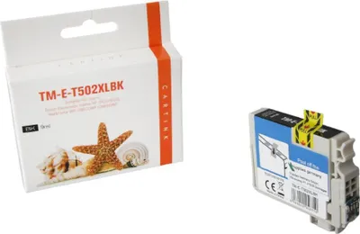 Produktbild von black Tinte/Tintenpatrone 4.2-C13T02W14010 kompatibel mit Epson C13T02W14010 [ 502XL ]  Seiten: 550