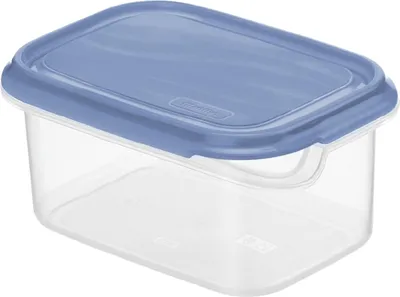 Produktbild von Rotho 1735606161WS, Container, Quadratisch, 0,75 l, Blau, Transparent, Kunststoff, -20 °C