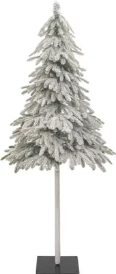Image de vidaXL Sapin de Noël artificiel avec effet neige 210 cm