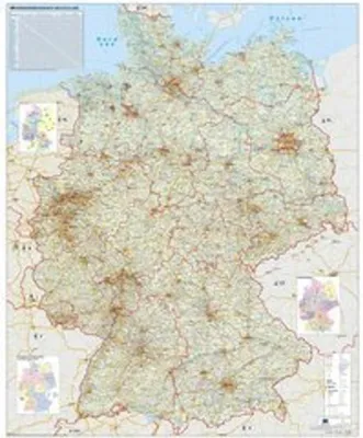 Produktbild von Verkehrswegekarte Deutschland