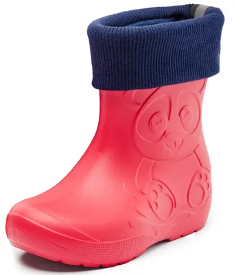 Produktbild von Ladeheid Kinder Federleichte Gummistiefel Thermo mit Fütterung LA-CA-Panda249(Korall, 28/29)