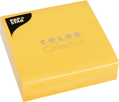 Produktbild von Papstar 86975, Gelb, Seidenpapier, Einfarbig, 46 g/m², 330 mm, 330 mm