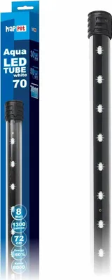 Product packaging and the product itself are shown against a white background.