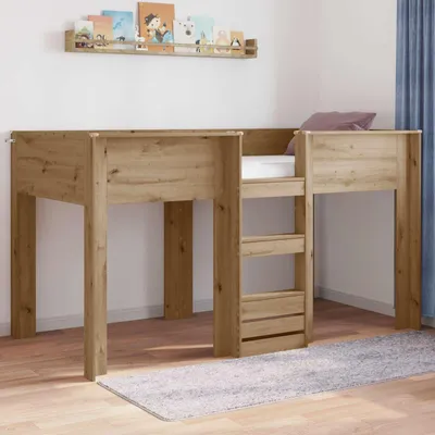 Obrázok produktu pre Maison Exclusive – poschodová posteľ pre deti Artisan-dub 90 x 190 cm drevený materiál