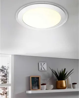 Productafbeelding van Eglo LED Wandlampe Deckenleuchte Competa weiß Ø43,5cm 23W 2500lm warmweiß 3000K