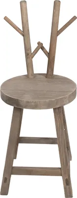 Immagine prodotto di Tavolo da piantagione Clayre & Eef 30x30x70 cm Legno marrone Antlers