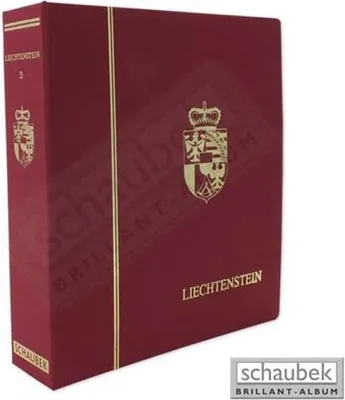 Produktbild von Schaubek Album Liechtenstein 1980-1999 Standard im Ganzleinen-Schraubbinder rot, Band II ohne Schutzkassette