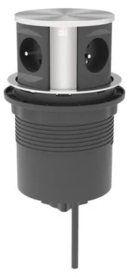 Obrázek produktu pro Výsuvná pneumatická lišta IN 553038 , 4 zásuvky