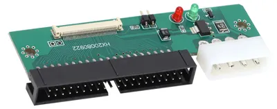 Zdjęcie produktu dla Adapter CE ZIF na IDE: adapter z 1,8-calowego dysku CE ZIF Micro Drive na 3,5-calowe złącze IDE 40-pinowe z 2 płaskimi kablami