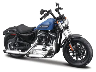 Produktbild von Maisto 34360-43 - Modellmotorrad - Harley Davidson Serie 43 2022 Forty-Eight Special (blau)
