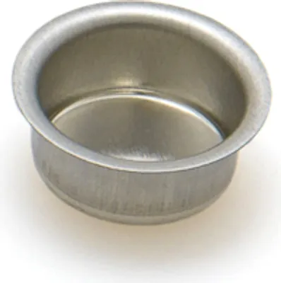 Produktbild von Tüllen für Haushaltkerzen silber (ohne Tropfenfänger) Ø 20mm , Größe:10 Stück