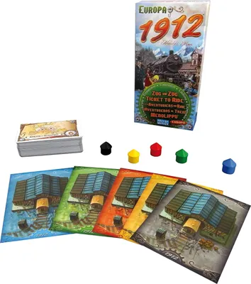 Produktbild von Asmodee Zug um Zug – Europa 1912, Erweiterung, Brettspiel für 2-5 Spieler, ab 8 Jahren