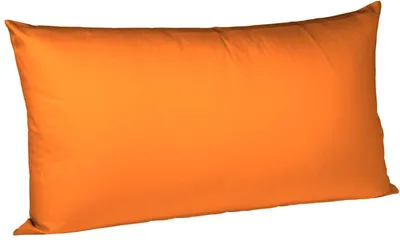 Produktbild von Fleuresse Interlock-Jersey-Kissenbezug uni colours orange 2044 Größe 40x80 cm