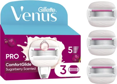 Zdjęcie produktu dla Gillette Venus5 Sugarberry Wkłady do Maszynki 3 sztuki