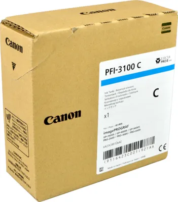 Produktbild von Canon PFI-3100C, Cyan, 160 ml, 1 Stück(e), Einzelpackung