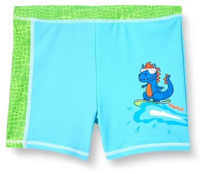 Zdjęcie produktu dla Playshoes, szorty pływackie, stroje kąpielowe dla chłopców, wzór: dinozaur, rozmiar: 134-140