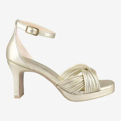 Produktbild von Unisa SELENA_LMT PLATINO, Sandaletten in Gold für Damen, Größe 37