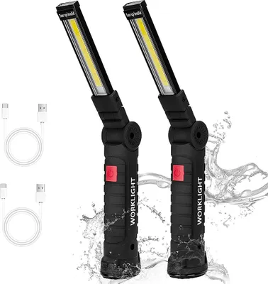 Produktbild von LED-Arbeitsleuchte, wiederaufladbare COB-Arbeitsleuchte für Autoreparaturen, Haushalt, Garage, Notfälle, Grillen und Camping,small
