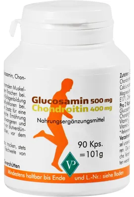 Obrázek produktu pro Velag Pharma Glukosamin 500 mg + chondroitin 400 mg, tobolky, 90 ks