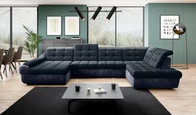 Produktbild von Sofa Couch Polster Garnitur Wohnlandschaft Design Ecksofa U Form Sofas Couchen