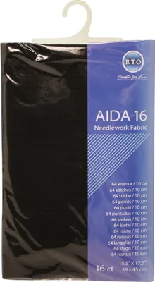 Image de RTO Aida, blanc, 16 points, noir, 39x45 cm