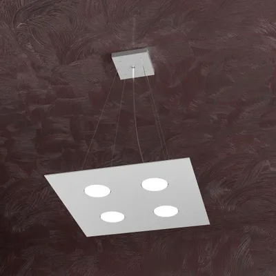 Produktbild von Moderne Aufhängung Bereich Metall Grau 4 Lichter Gx53