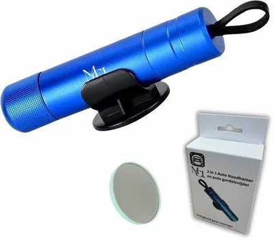 Produktbild von MCI® Nothammer 2-in-1 – Mit Gurtschneider – Blau